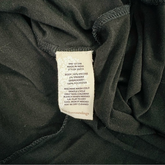 Soft Surroundings embroidered collar maxi dress size S - Picture 7 of 7